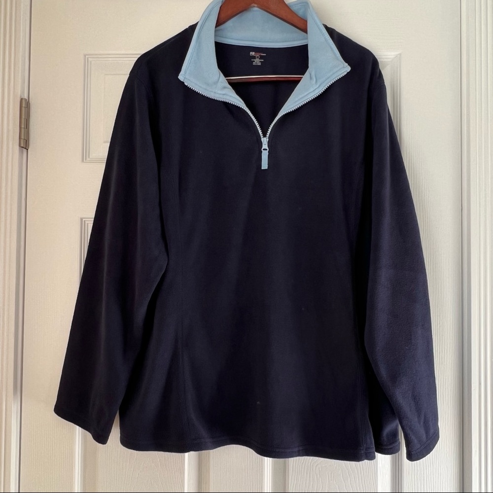 St. John's Bay Quarter-Zip Microfleece Pullover 3X